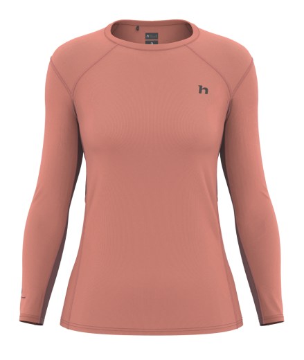 tričko HANNAH TERRA L/S terra cotta/red mahogany