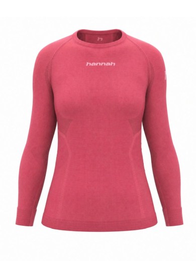tričko HANNAH ACTIVE TS L/S W clared red