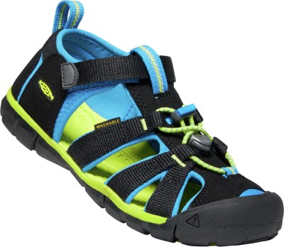 Dětské sandály KEEN Seacamp II CNX Y black/bril blue