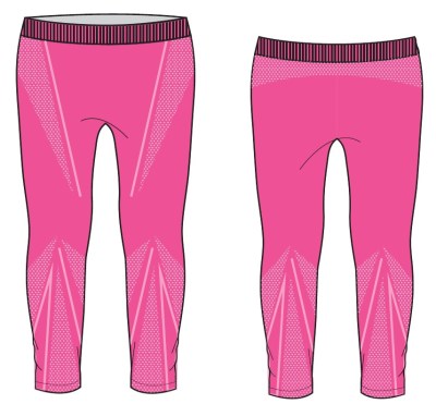 Dívčí funkční R2 kalhoty ATF314A/10Y pink 10 - 12 LET