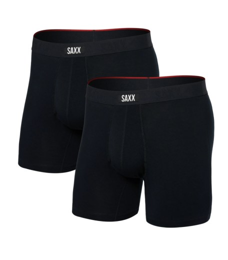 boxerky SAXX VIBE XTRA SC BB FLY 2PK black