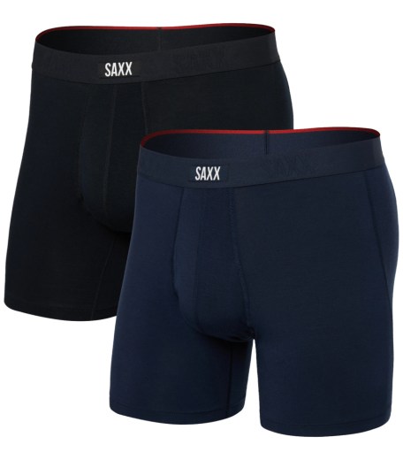 boxerky SAXX VIBE XTRA SC BB FLY 2PK black/navy