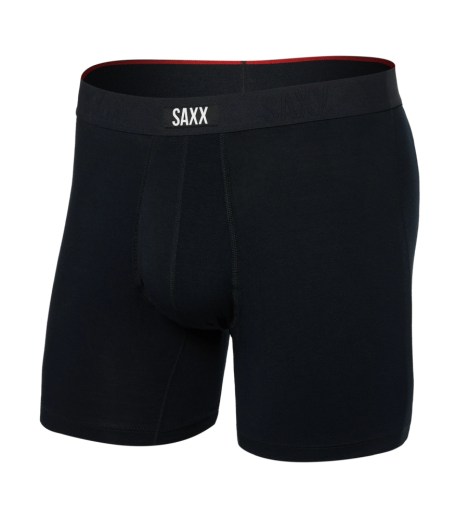 boxerky SAXX VIBE XTRA SC BOXER BRIEF FLY black