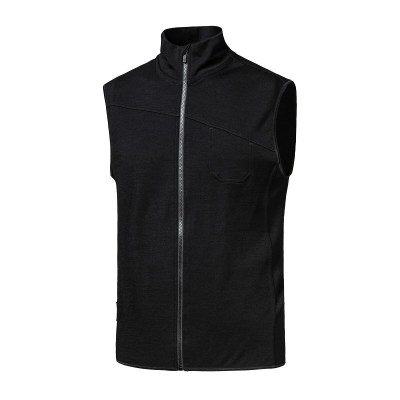 SENSOR MERINO EXTREME UP pánská vesta černá