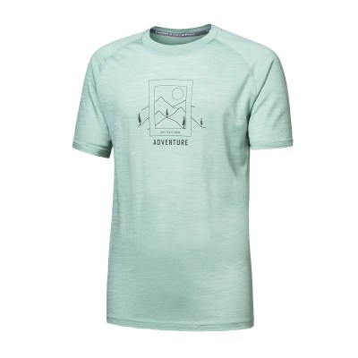 SENSOR MERINO AIR SAY YES pánské triko kr.rukáv basil green