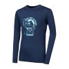 SENSOR MERINO DF PLANET dětské triko dl.rukáv deep blue