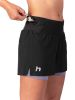 kraťasy HANNAH TISH SHORTS anthracite