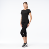 Dámské funkční elastické kalhoty IQ Silki II WMNS 3/4 black