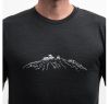 SENSOR MERINO CORDURA PEAK pánské triko kr.rukáv černá