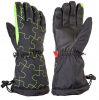 Dětské lyžařské rukavice PUZZY RR15A black 8 - 10 LET