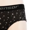 SENSOR MERINO IMPRESS dámské kalhotky černá/pattern
