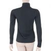 SENSOR MERINO ACTIVE dámské triko dl.rukáv stoják zip černá
