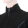 SENSOR MERINO ACTIVE dámské triko dl.rukáv stoják zip černá