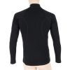 SENSOR MERINO DF pánské triko dl.rukáv zip černá