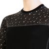 SENSOR MERINO IMPRESS dámské triko dl.rukáv černá/pattern