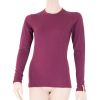 SENSOR MERINO DF dámské triko dl.rukáv lilla
