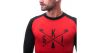 SENSOR MERINO ACTIVE PT SKI pánské triko dl.rukáv červená/černá