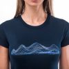 SENSOR MERINO ACTIVE PT MOUNTAINS dámské triko kr.rukáv deep blue