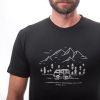 SENSOR MERINO ACTIVE PT VAN LIFE pánské triko kr.rukáv černá
