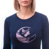SENSOR MERINO ACTIVE PT FOX dámské triko dl.rukáv deep blue