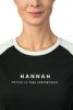 tričko HANNAH Prim anthracite/dawn blue