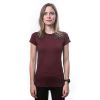 SENSOR MERINO AIR dámské triko kr.rukáv port red