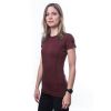SENSOR MERINO AIR dámské triko kr.rukáv port red