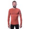 SENSOR MERINO ACTIVE pánské triko dl.rukáv terracotta