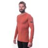SENSOR MERINO ACTIVE pánské triko dl.rukáv terracotta