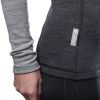 SENSOR MERINO BOLD dámské triko dl.rukáv zip anthracite/cool gray